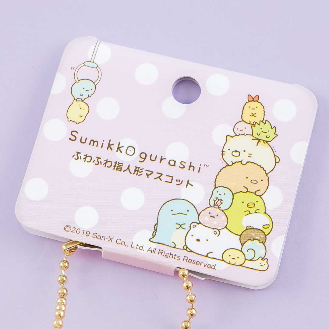 Sumikko Gurashi Finger Puppet Plushie Charm - Neko