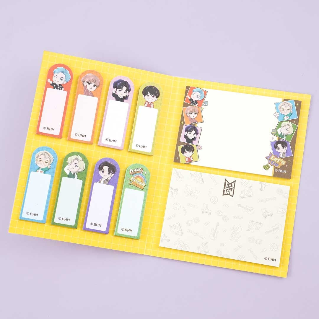 BTS TinyTAN Dynamite Book-Type Sticky Notes Set - B