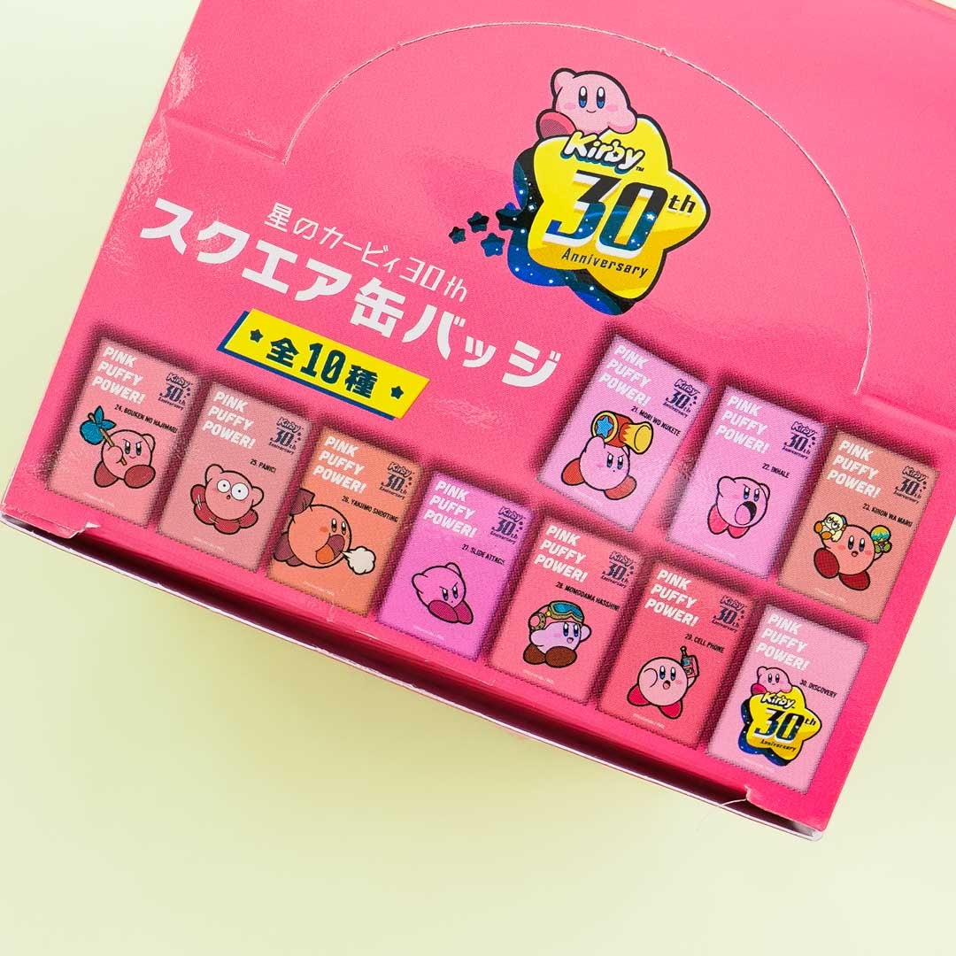 Kirby's 30th Anniversary Square Can Badge