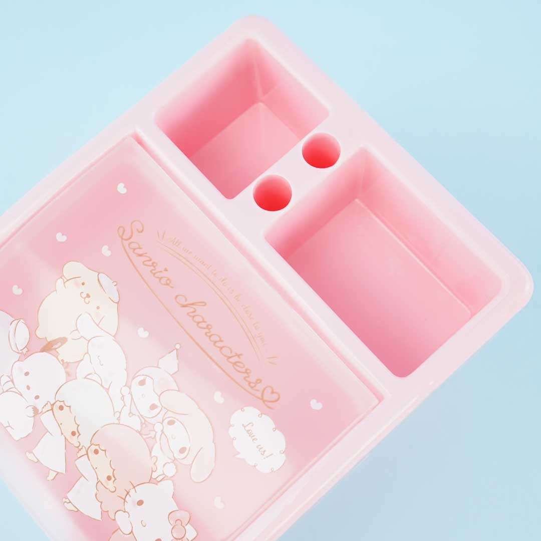 Sanrio Characters Dessert 2-Drawer Clear Chest Box