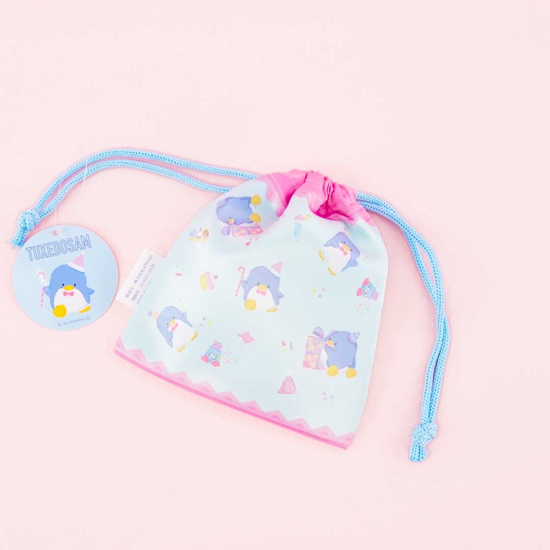 Tuxedosam Party Parfait Drawstring Pouch
