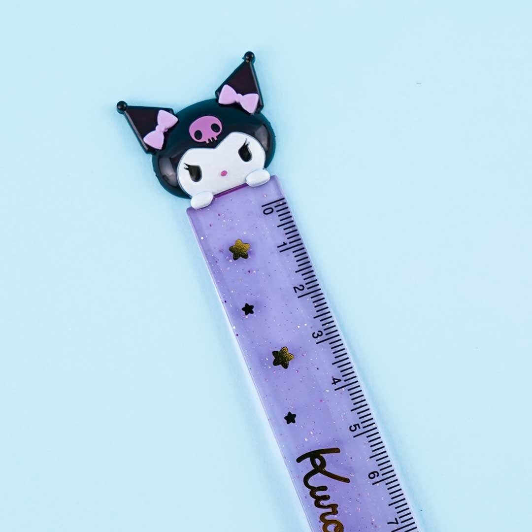 Kuromi Glittery Stars Ruler