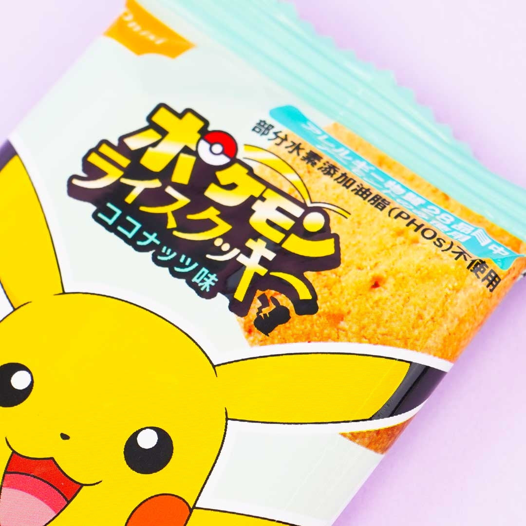 Pokémon Pikachu Rice Flour Cookies - Coconut