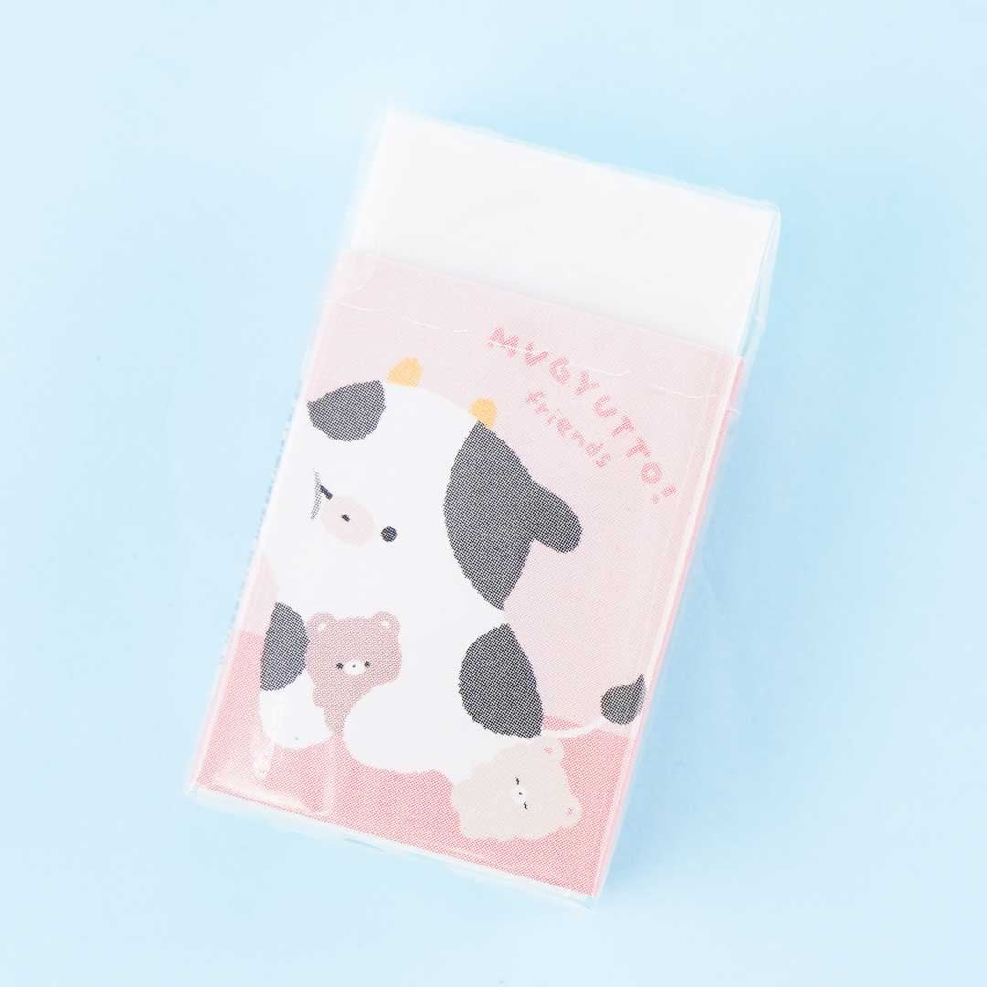 Mugyutto Friends Eraser - Cow