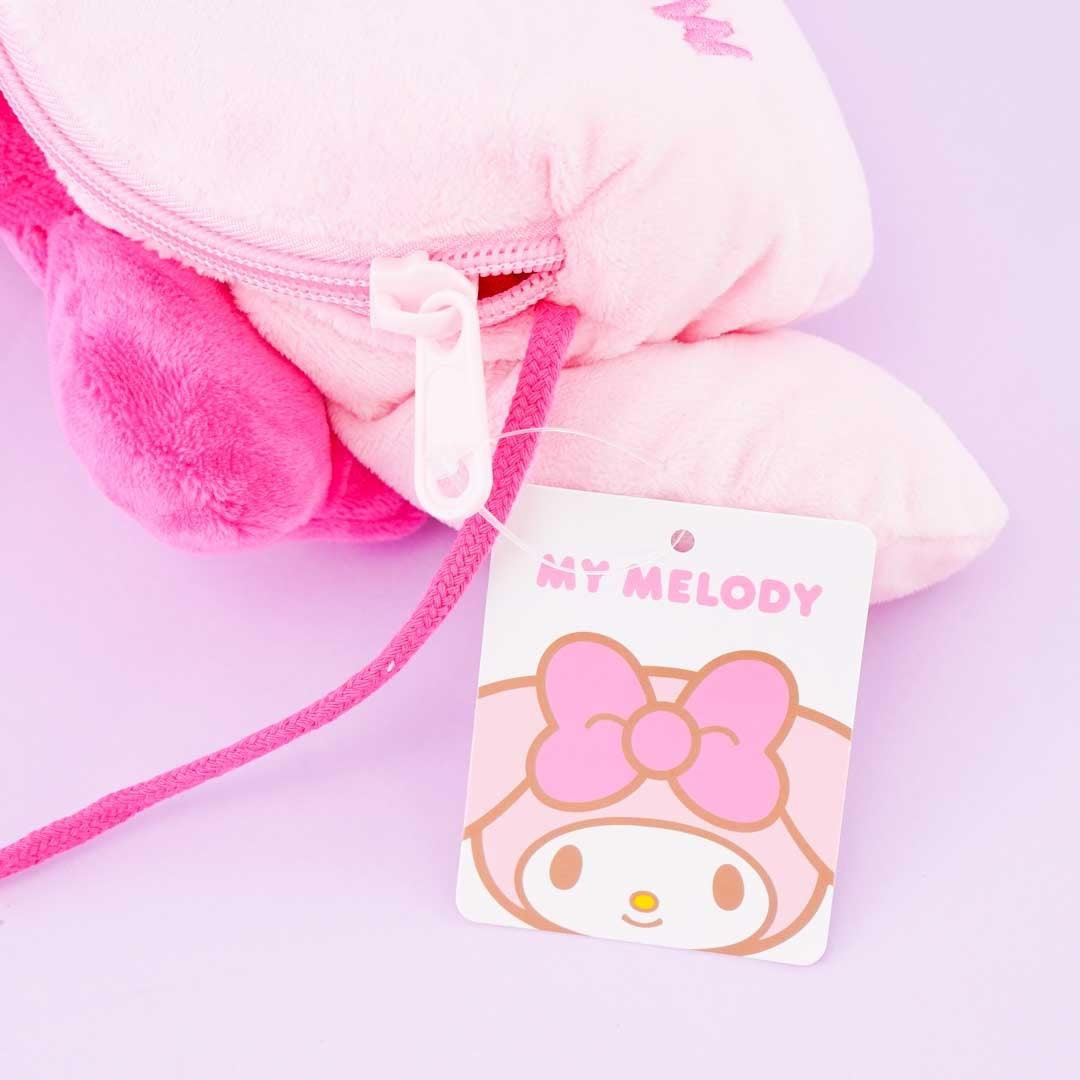 My Melody Soft Face Pouch With Neck Strap