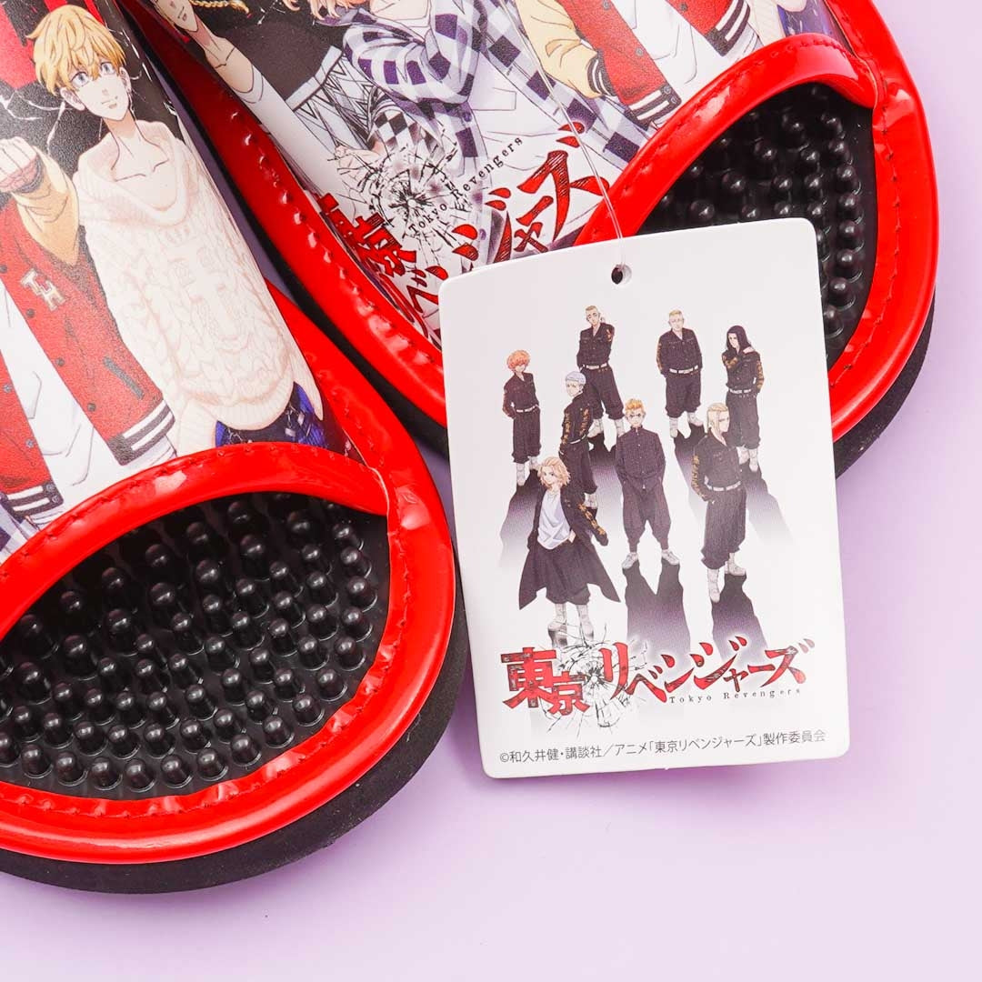 Tokyo Revengers Acupressure Sandals - Red / Medium