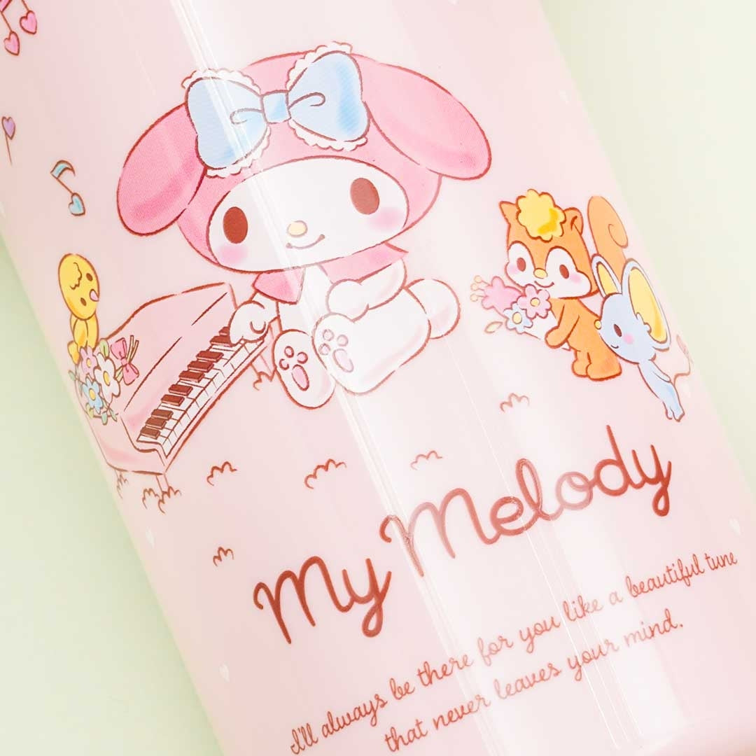My Melody Piano Recital One-Push Water Bottle
