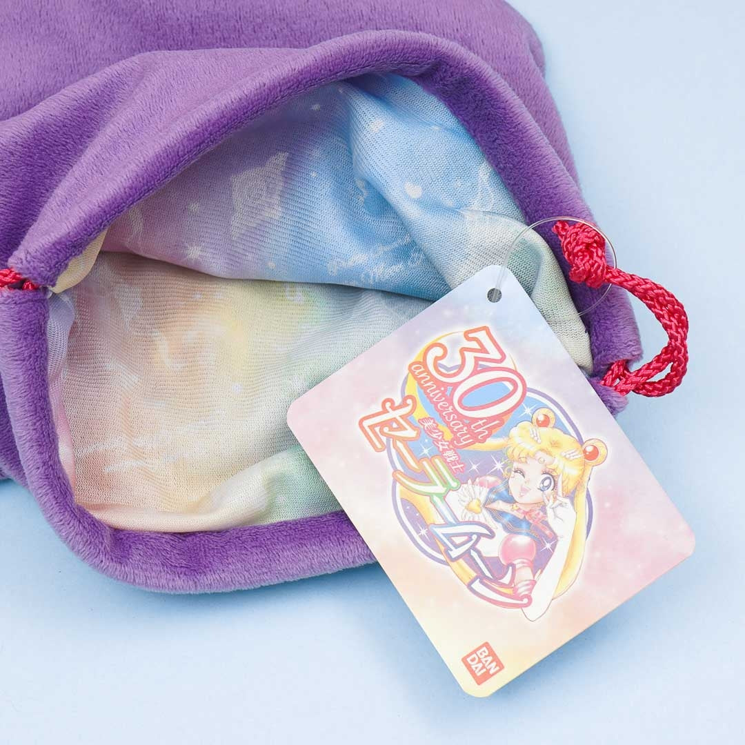 Sailor Moon Face Drawstring Pouch - Luna
