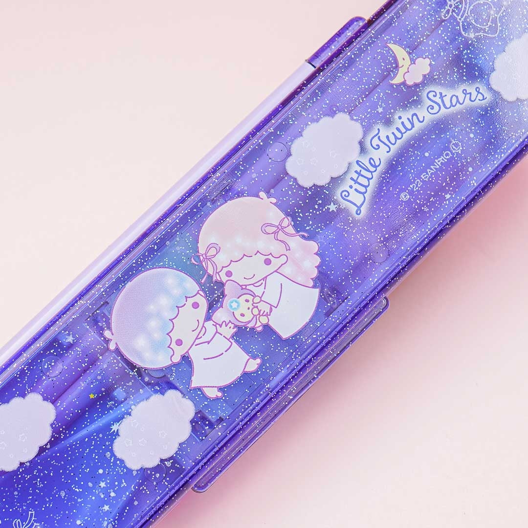 Little Twin Stars Glittery Sky Utensil Set