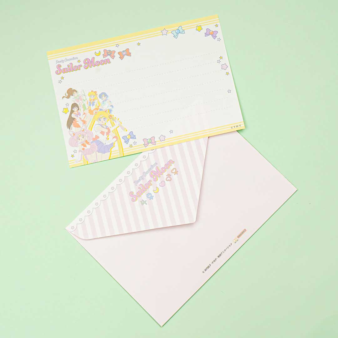 Sailor Moon 30th Anniversary Letter Set - Sailor Moon, Venus, Mercury, Mars, Jupiter & Chibi Moon