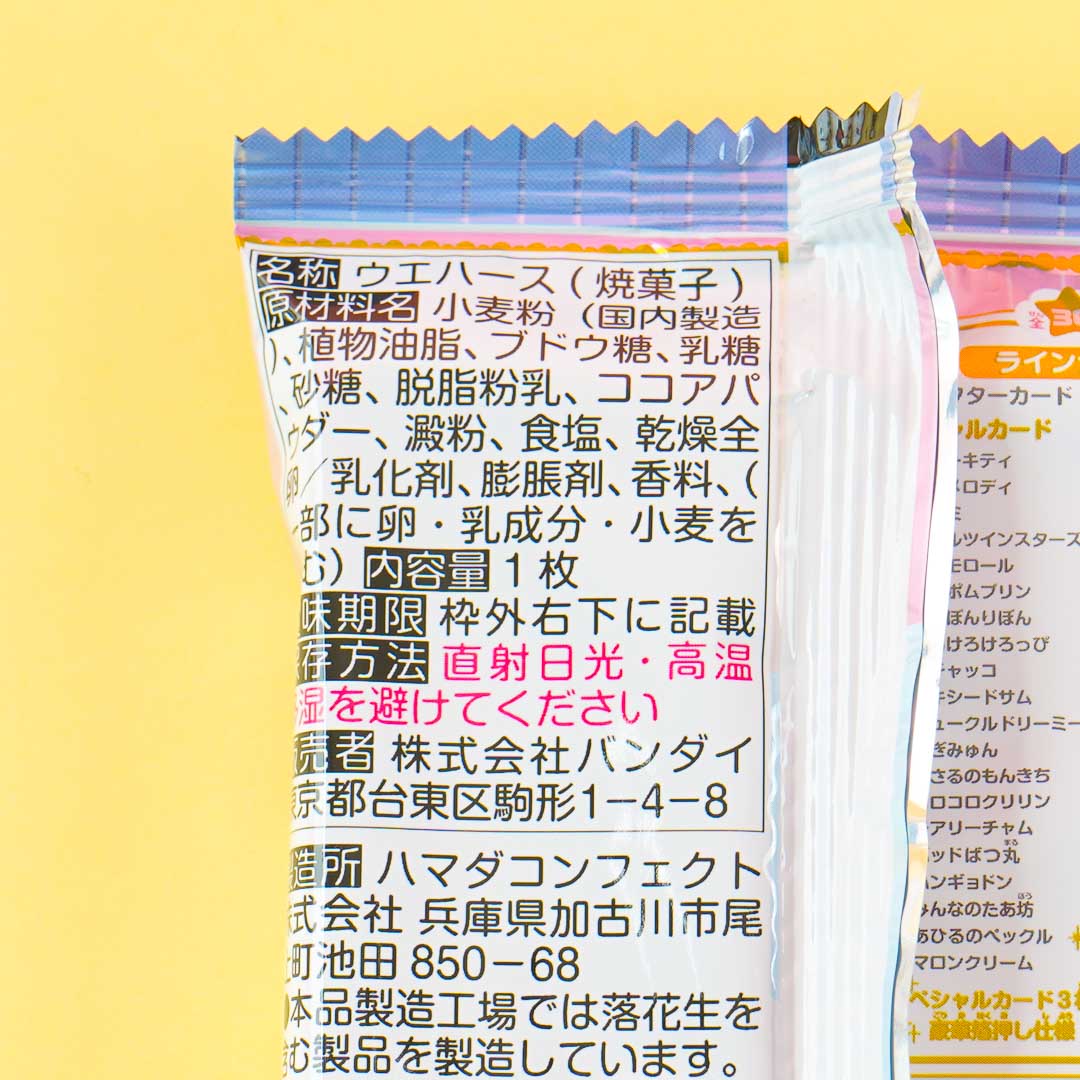 Sanrio Characters Sleep Time 2 Wafer & Card