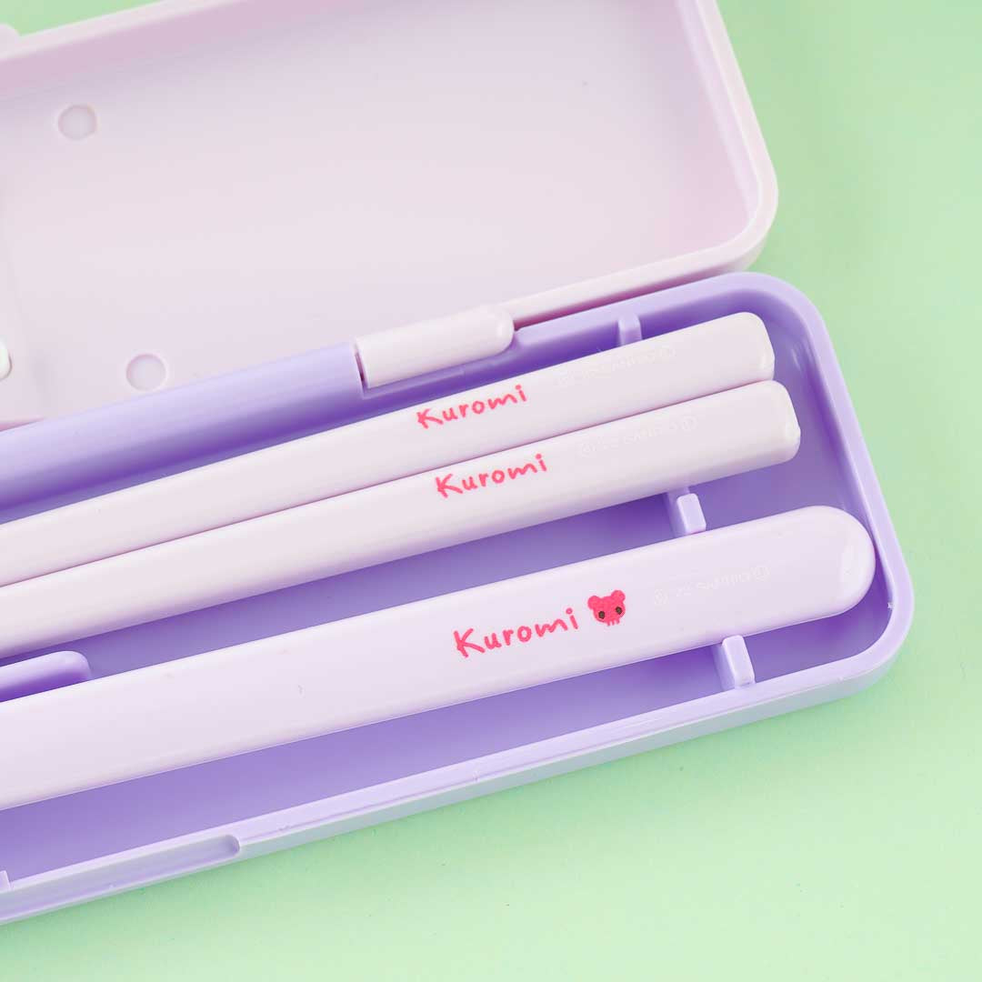 Kuromi Chopsticks & Spoon Set
