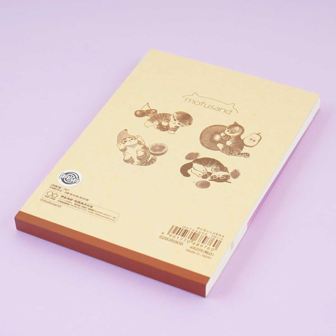 Mofusand Fruit Cat Die-Cut Memo Pad