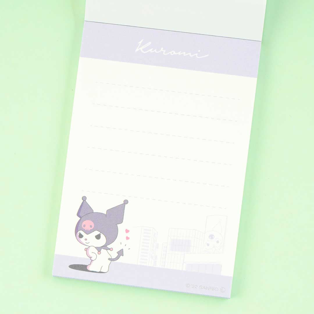 Kuromi Glow In The Dark Mini Memo Pad