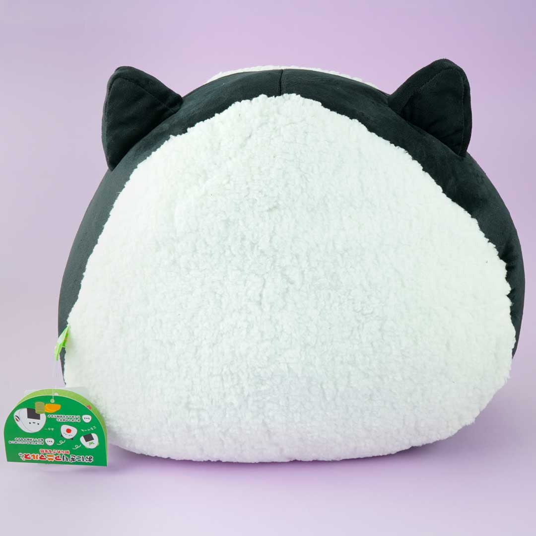 Onigiri Animals BIG Fluffy Cushion - Plum Cat