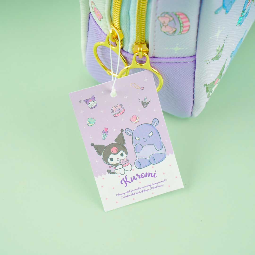 Kuromi & Baku Shopping Time Double Layer Pen Case