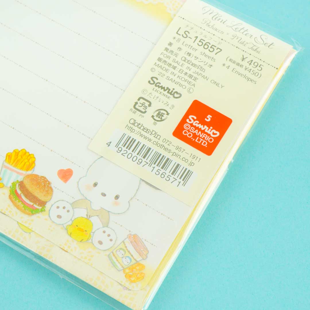 Pochacco x Miki Takei Mini Letter Set