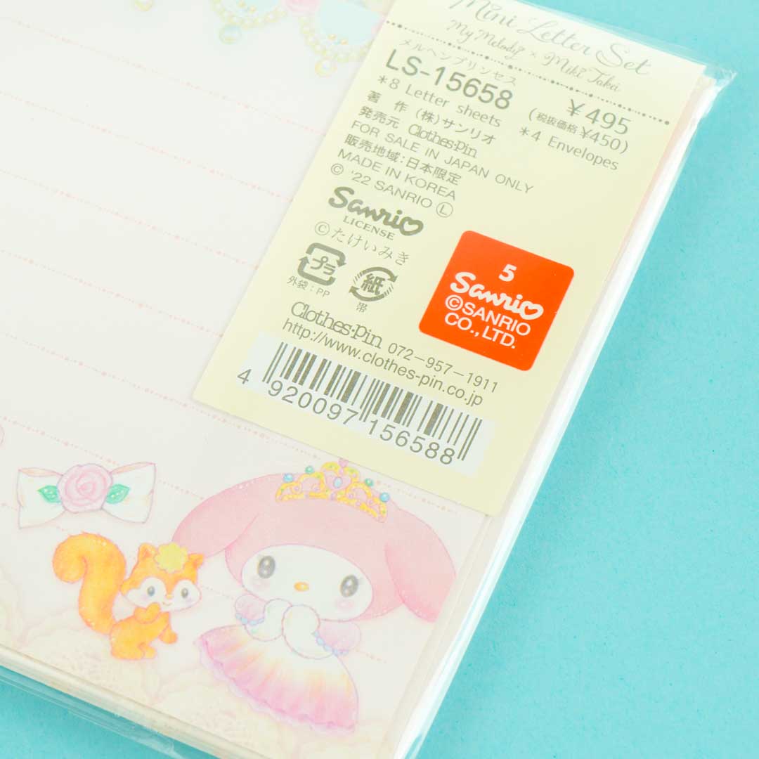 My Melody x Miki Takei Mini Letter Set