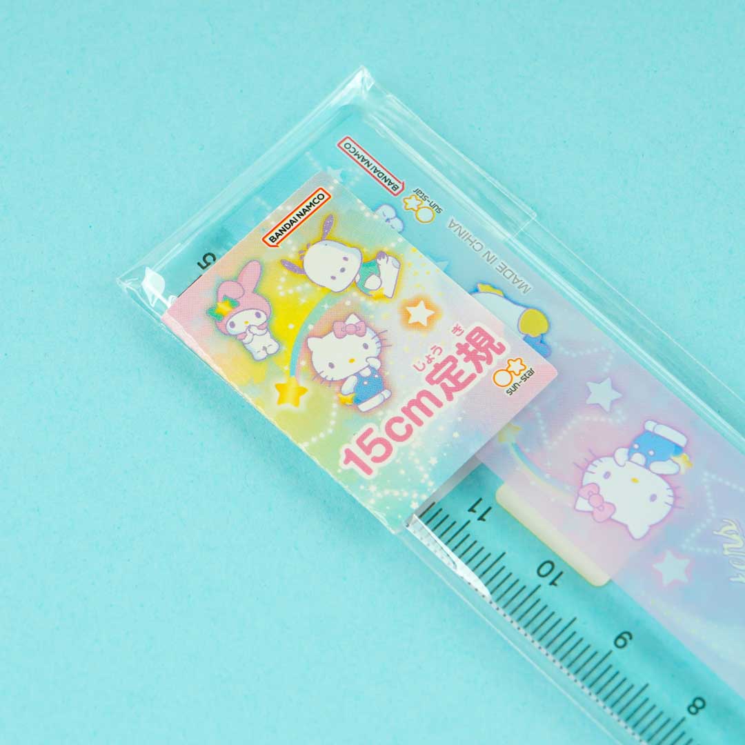 Sanrio Characters Pastel Starry Night Ruler