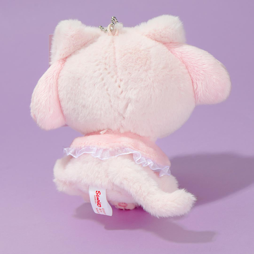 My Melody Dressed-Up Cat Plushie Charm