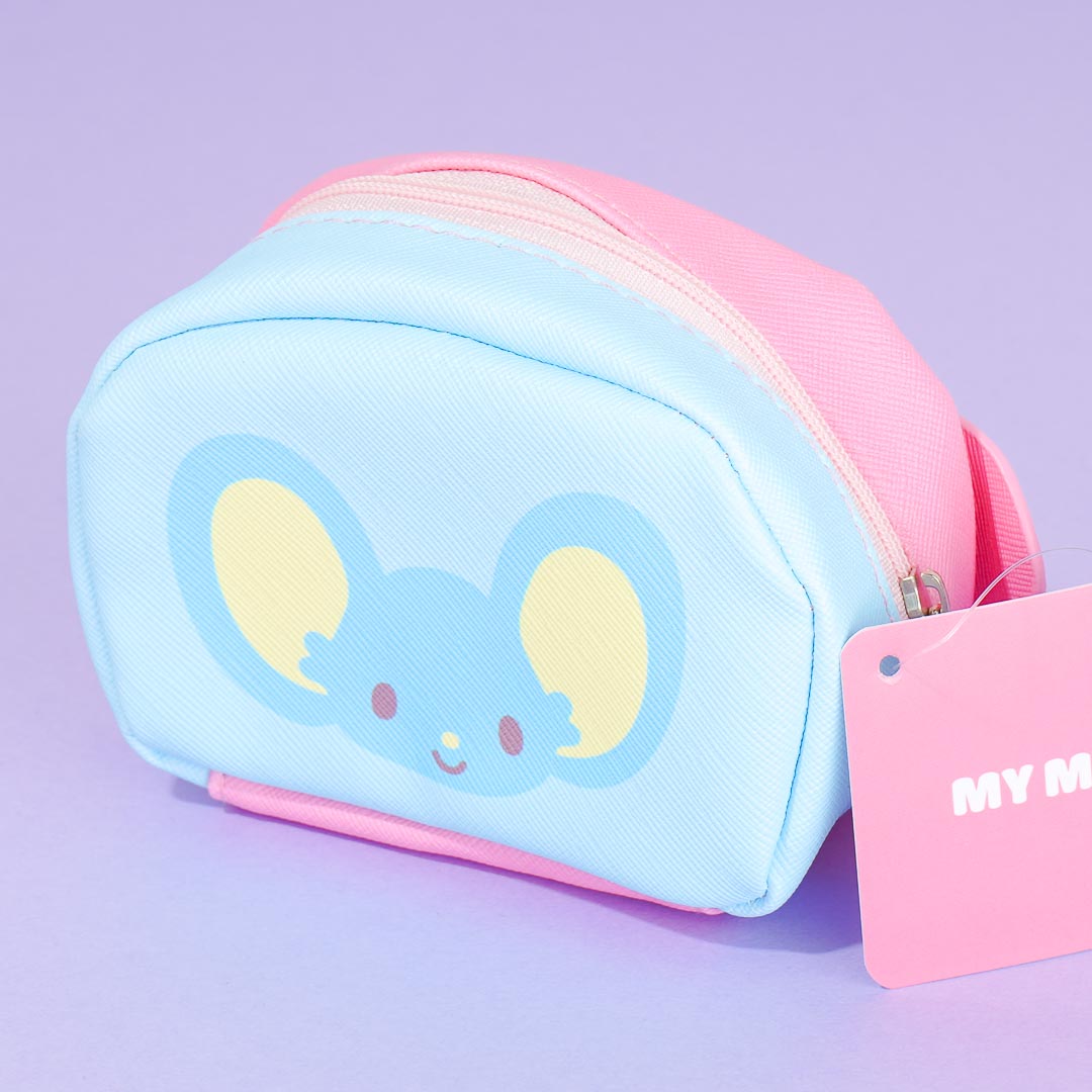 My Melody & Flat Face Double-Sided Pouch