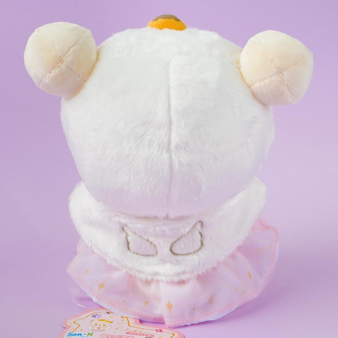 Rilakkuma Swan & Golden Flower Plushie - Korilakkuma / Medium