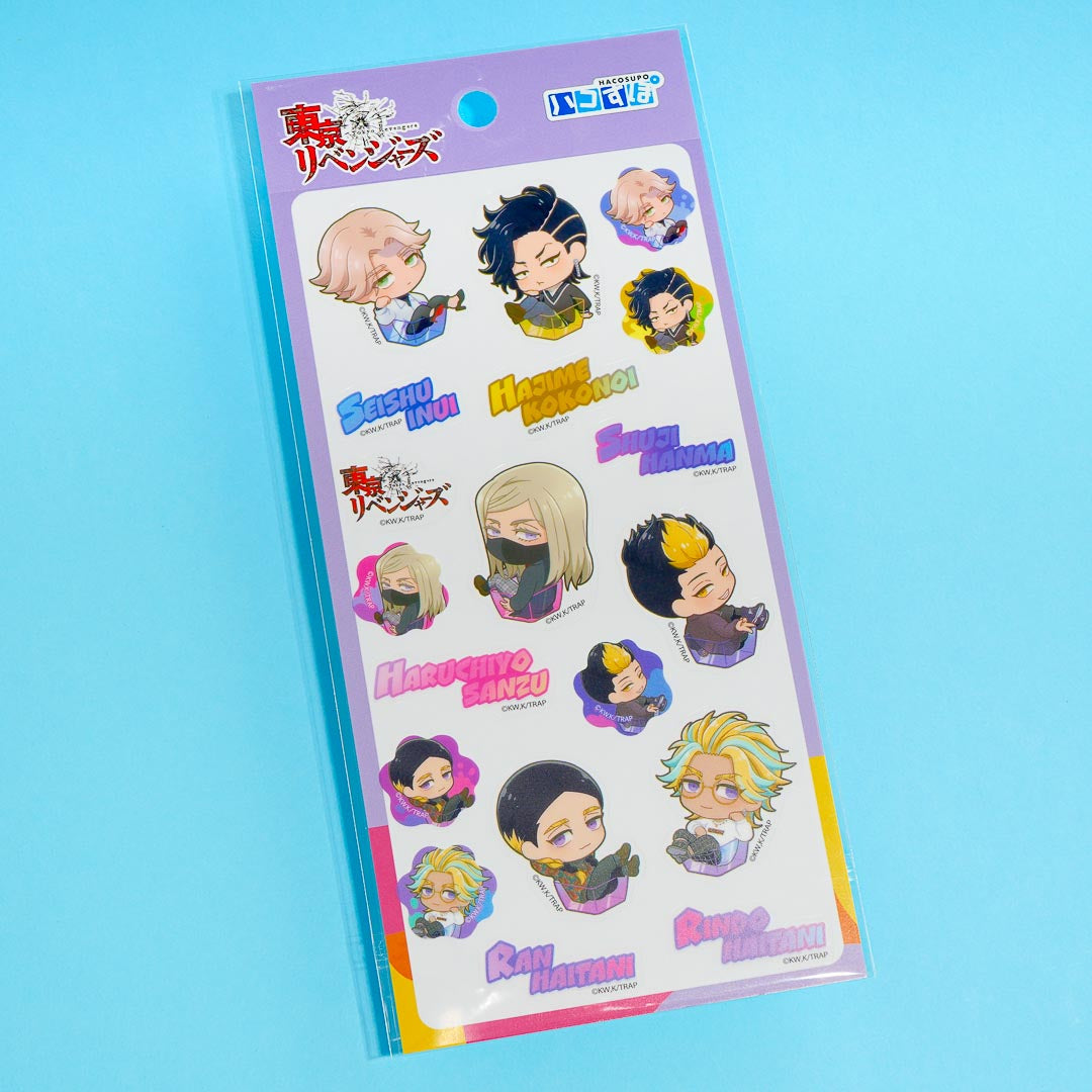 Tokyo Revengers Character Sticker Sheet - Purple