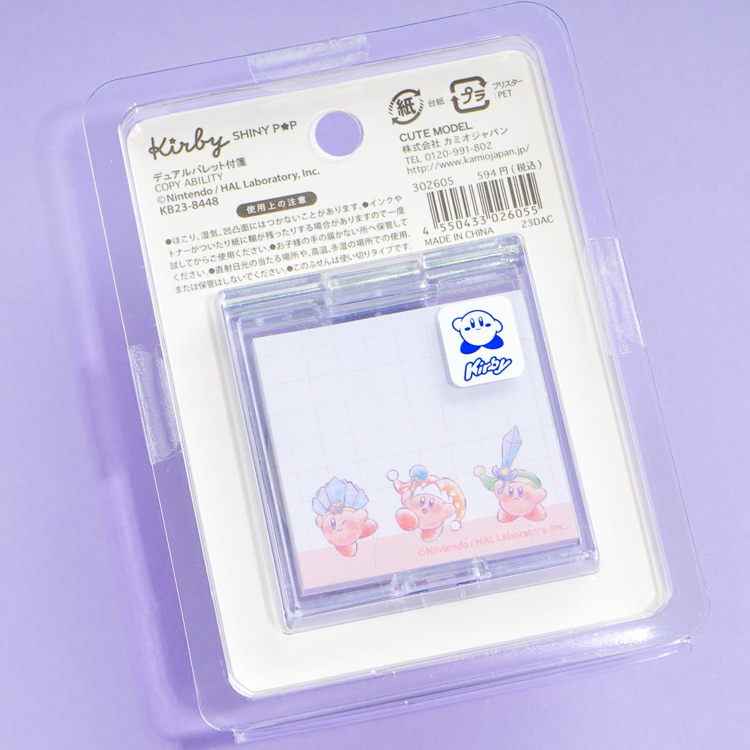 Kirby Fusen Sticky Notes With Dual Palette Case