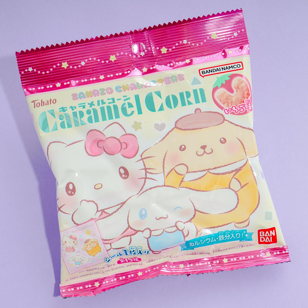 Sanrio Characters Caramel Corn - Strawberry & Milk