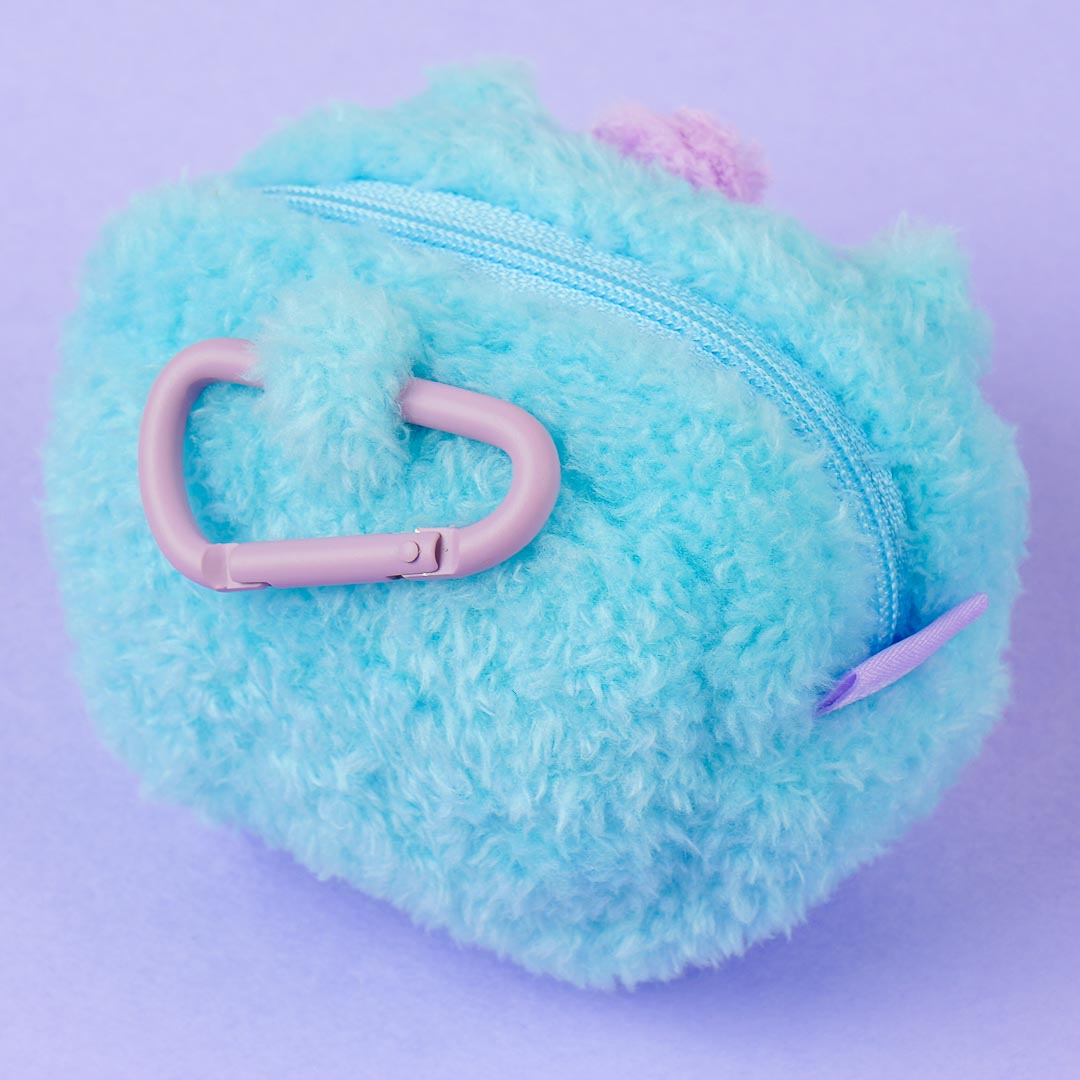 BT21 Fluffy Coin Purse With Carabiner - MANG