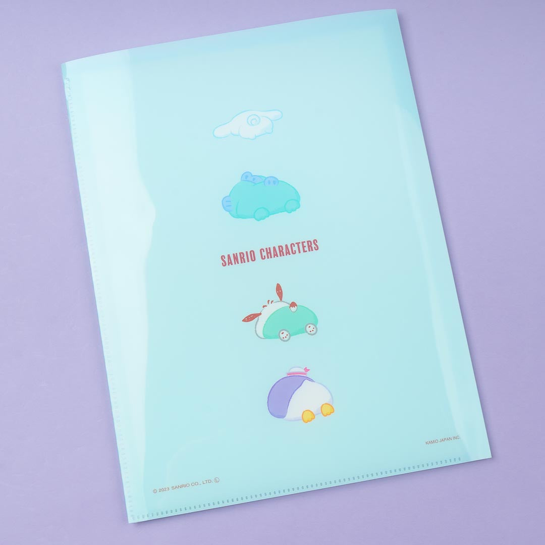 Sanrio Characters Chubby Boys Die-Cut Clear Index Folder