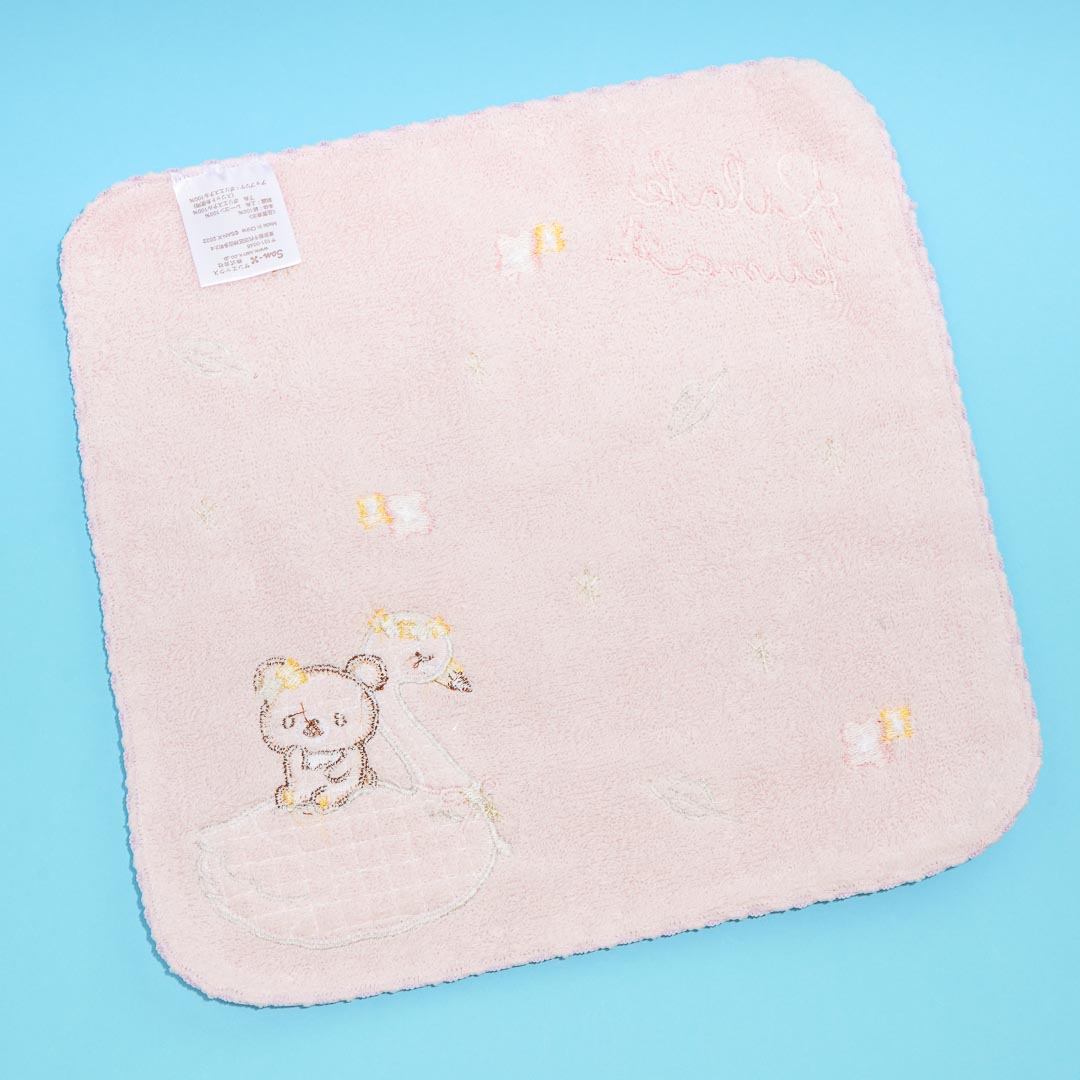 Rilakkuma & Swan Flower Wreath Mini Towel