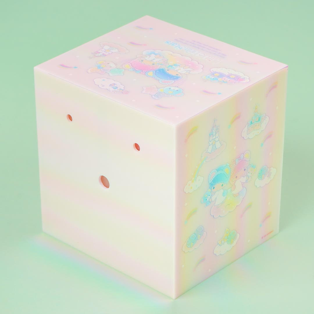Little Twin Stars Cloudy Rainbow 2-Tier Drawer Chest