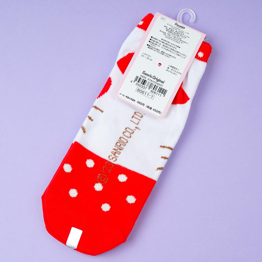 Hello Kitty Polka Dot Ankle Socks