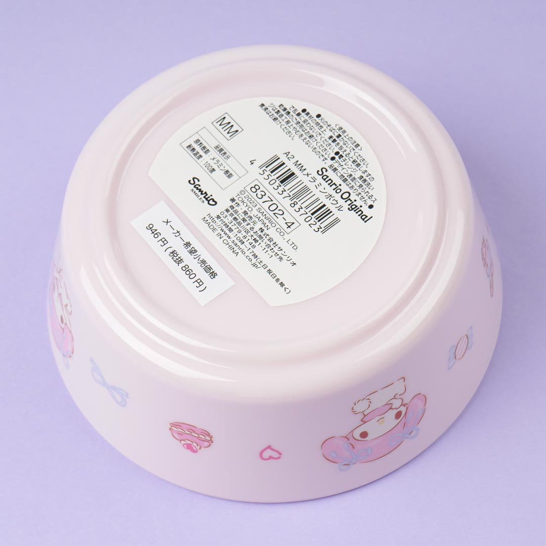 My Melody Dessert Time Melamine Bowl