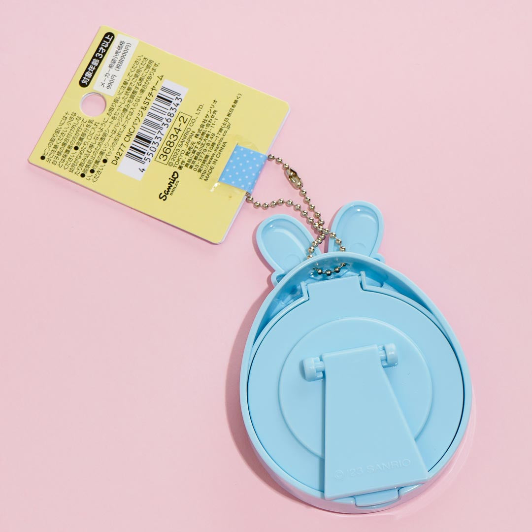 Cinnamoroll Easter Bunny 2-Way Charm With Badge