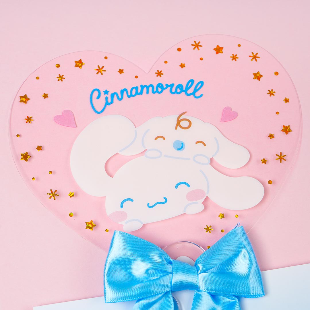 Cinnamoroll & Milk Transparent Uchiwa Fan