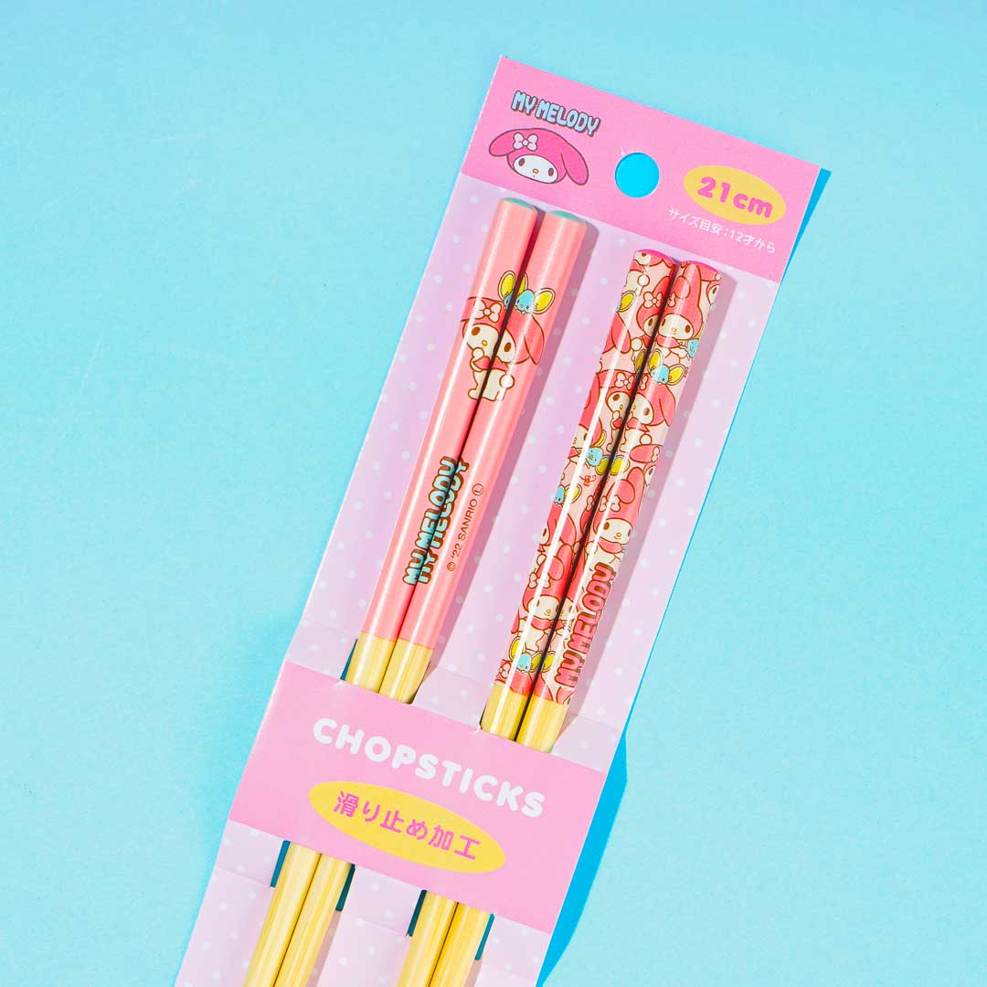 My Melody Overload Bamboo Chopsticks Set - 2 pairs