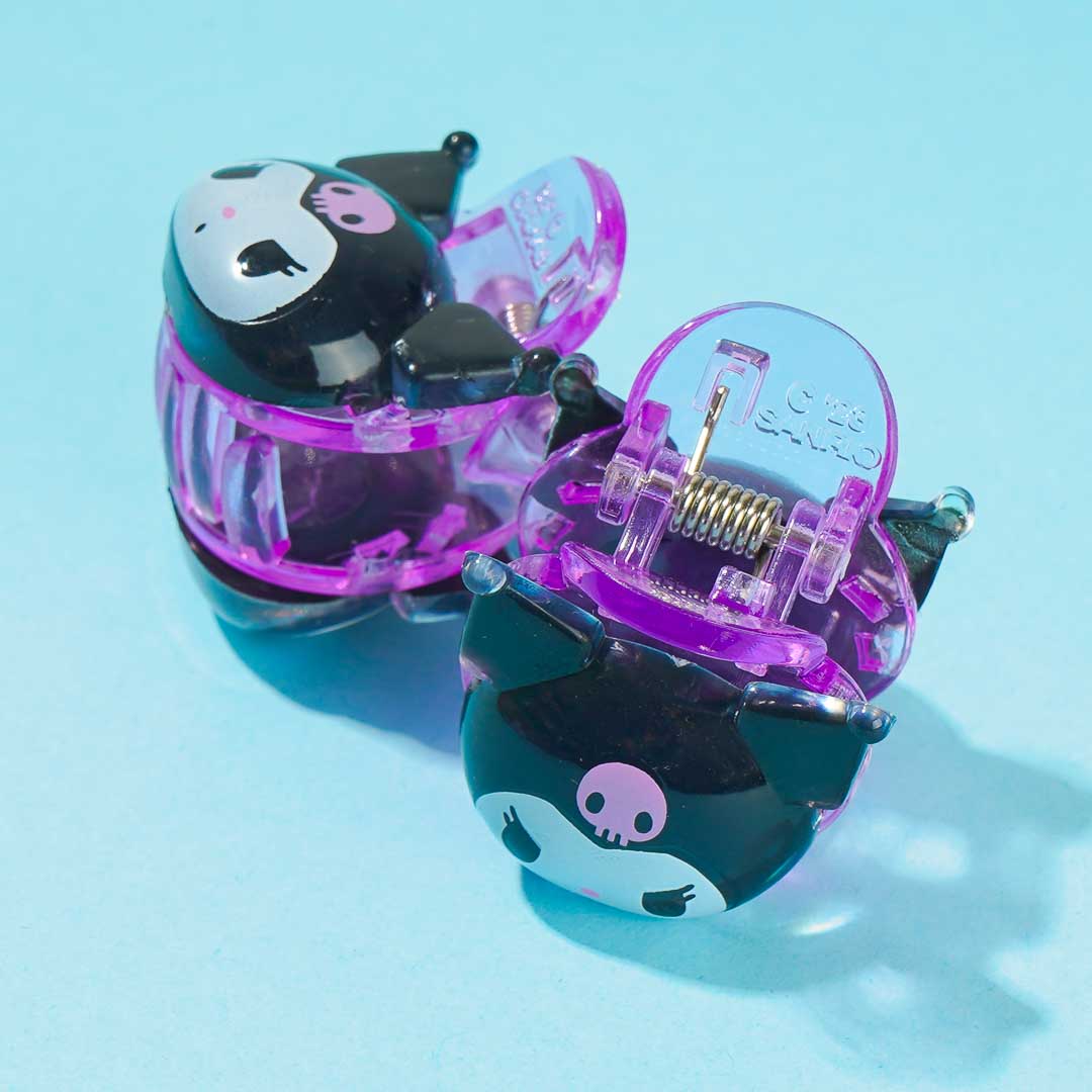 Kuromi Face Mini Claw Clips