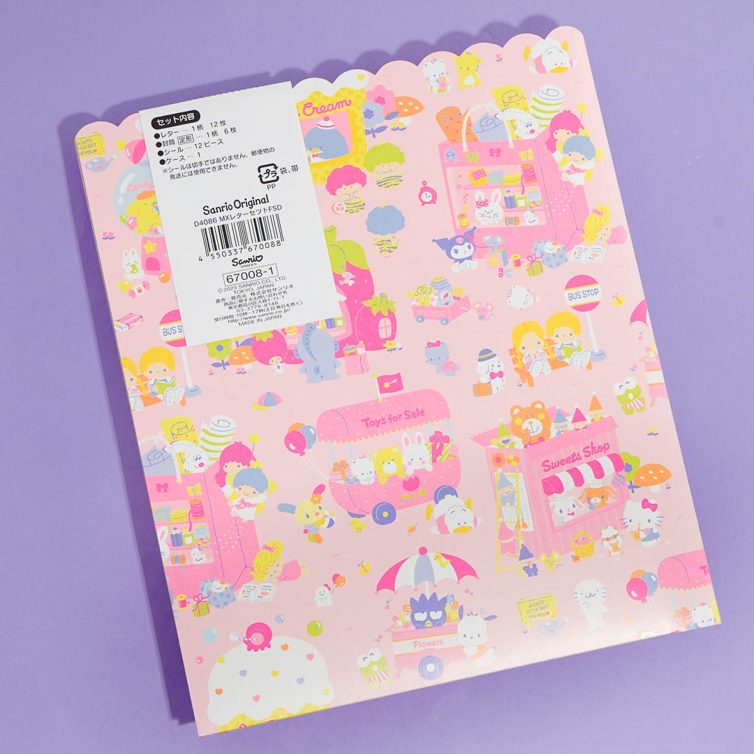 Sanrio Characters Fancy Shop Letter Set