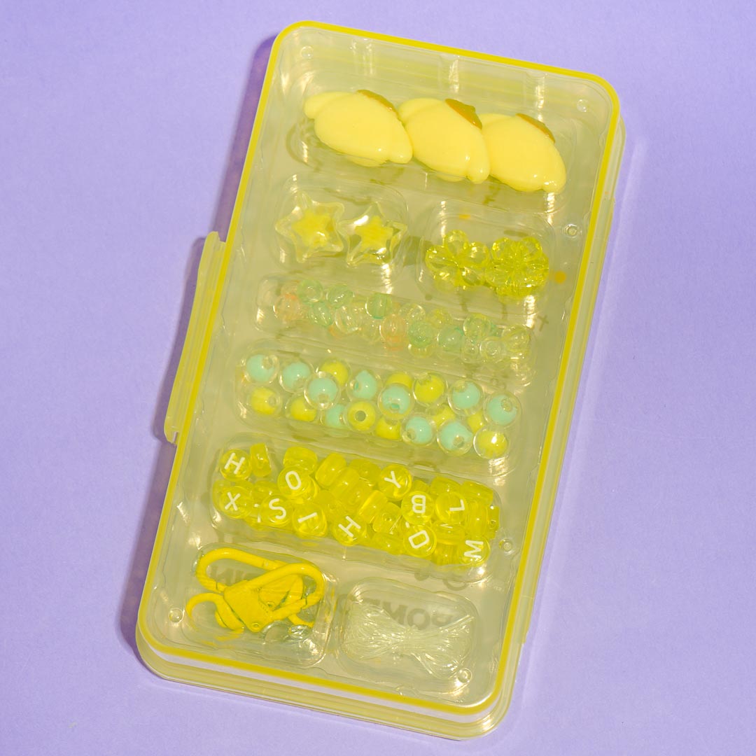 Pompompurin DIY Bead Jewelry Kit With Case