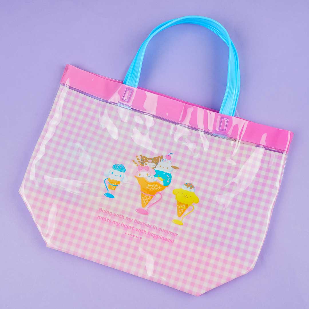 Sanrio Characters Ice Cream Fun Vinyl Pool Bag