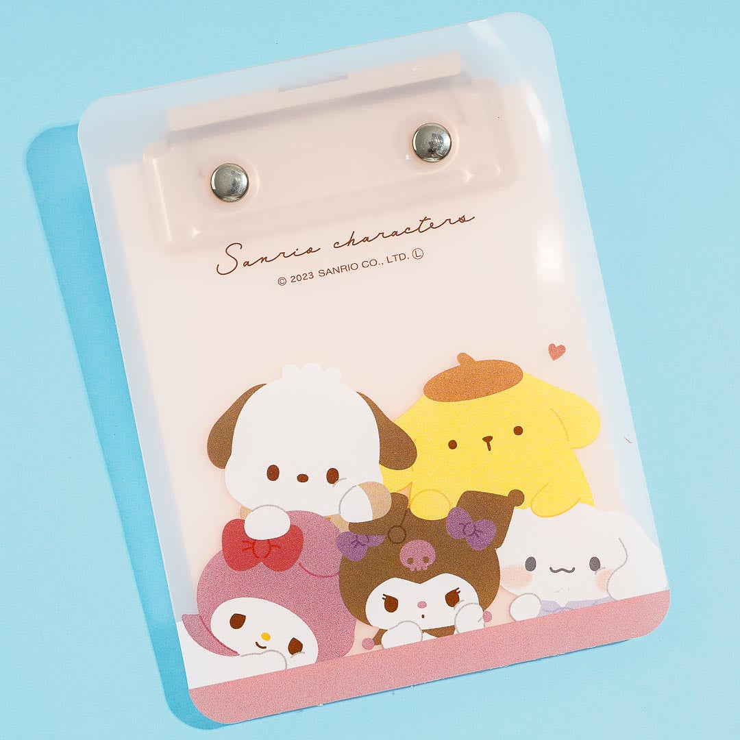 Sanrio Characters Chubby Faces Clipboard Memo Pad
