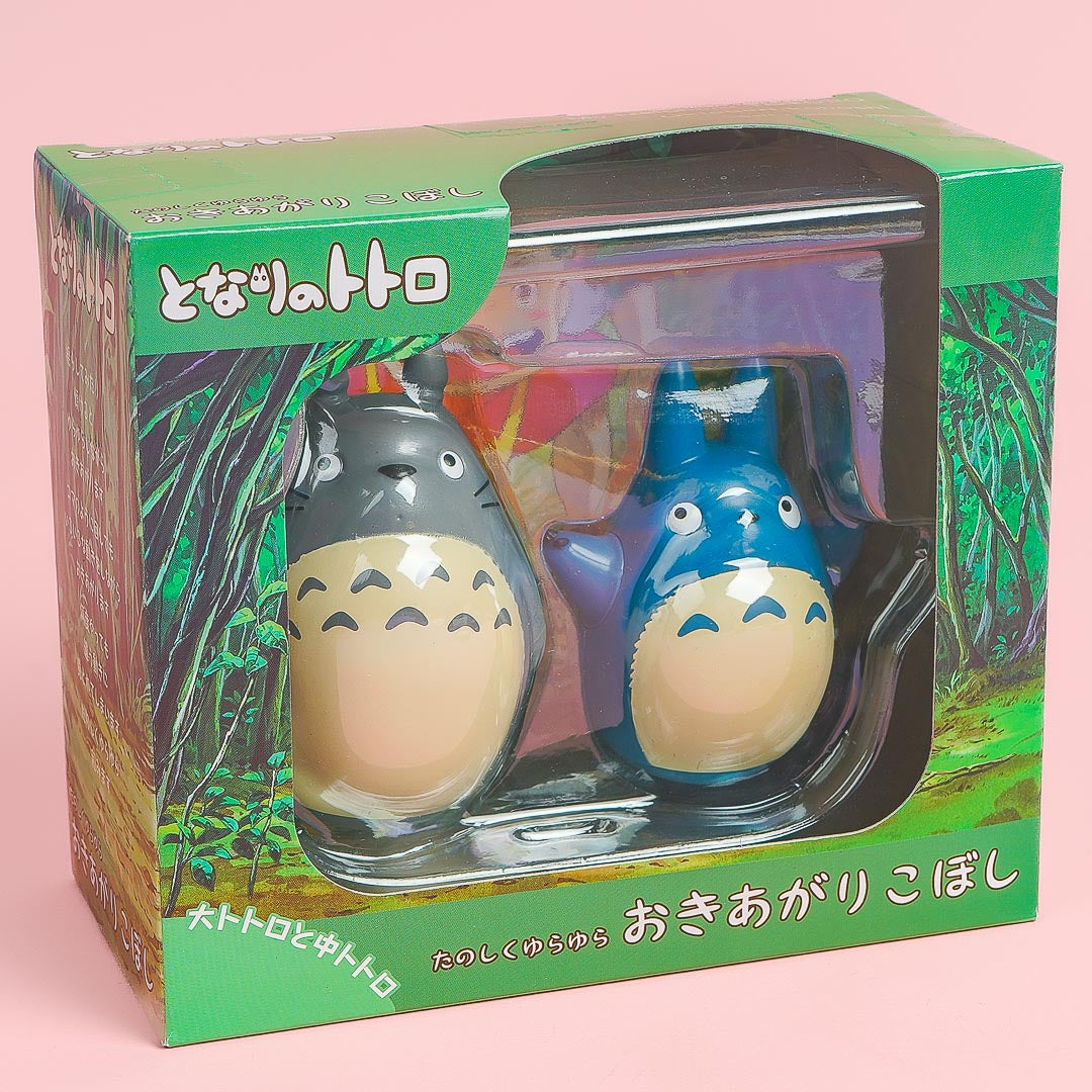 My Neighbor Totoro Roly Poly Doll Set - Totoro & Chu Totoro