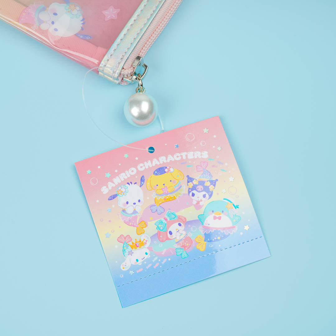 Sanrio Characters Mermaid Flat Pouch