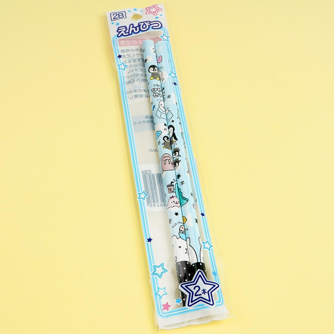 Ice Buddies 2B Pencil Set - 2 Pcs / Blue