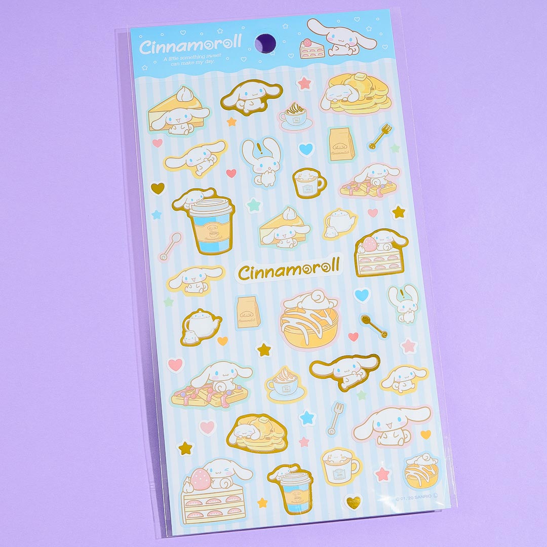 Cinnamoroll Sweets Gold Accent Stickers