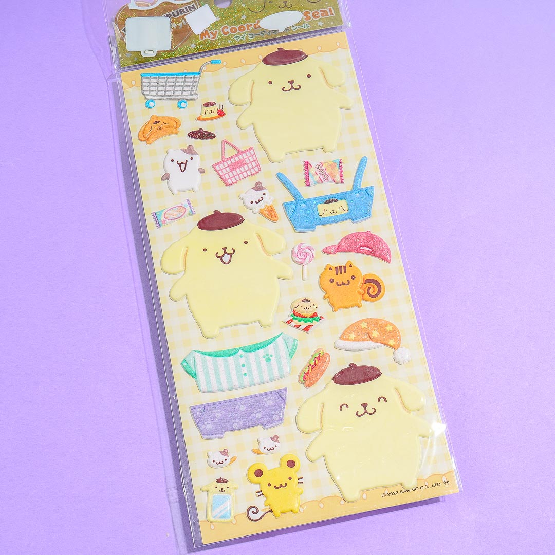 Pompompurin Mix & Match Dress Up Stickers