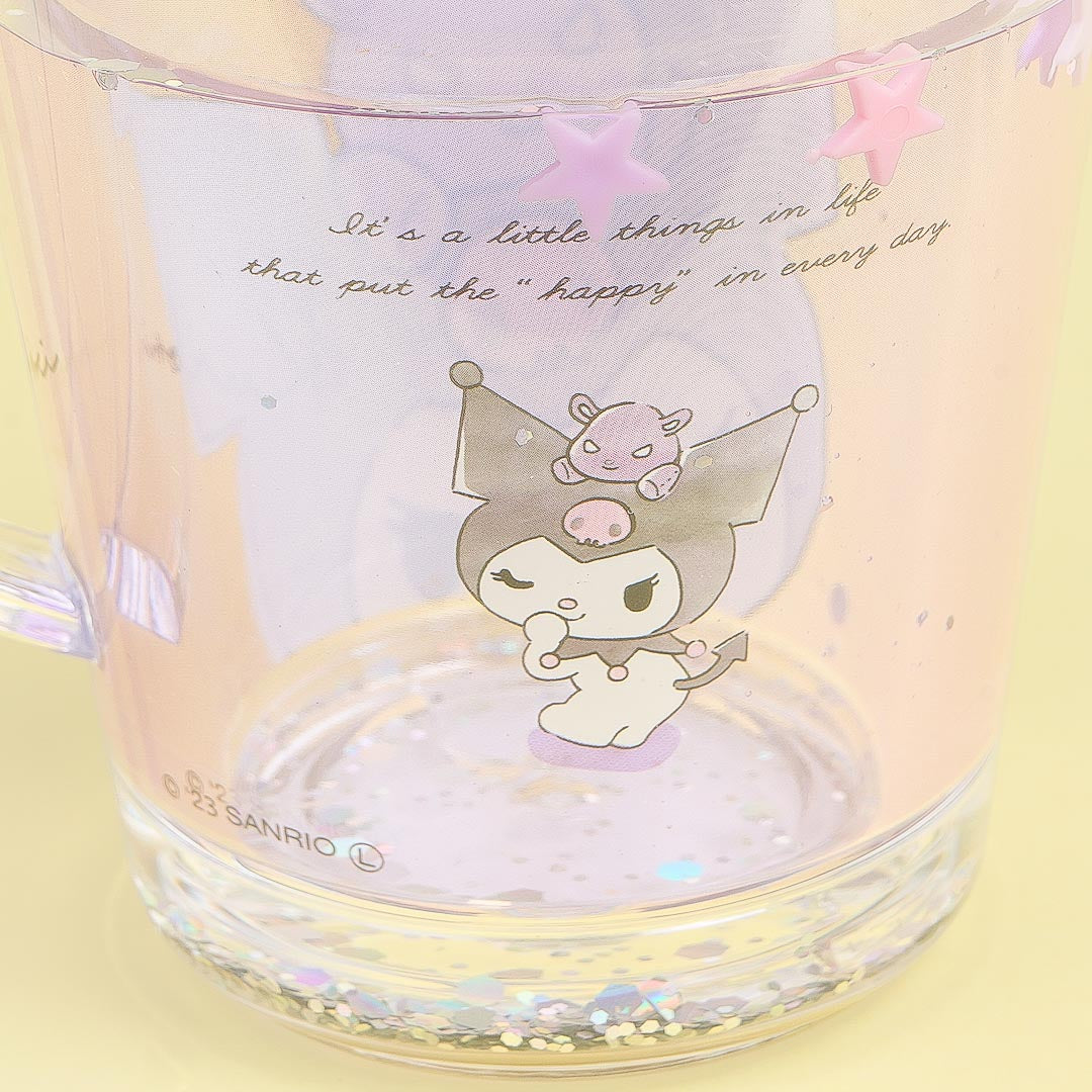 Kuromi Glittery Water Mug