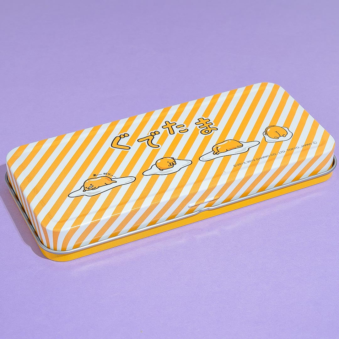 Gudetama Tin Can Pencil Case